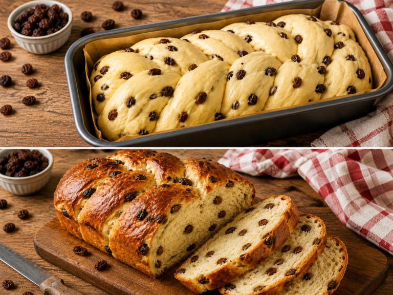 Nadýchaný hrozinkový chléb, který provoní celou kuchyni – recept, co nikdy nezklame